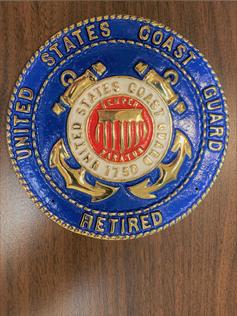 US Coast Guard Retired Emblem Plaque
